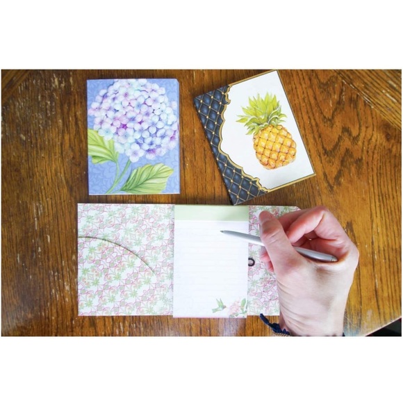 Pictura Lavender Butterfly Purse Embossed Notepad with Pen (1005.003) - Picture 2 of 5